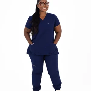 Frontrunner Ladies Navy Jogger Pants